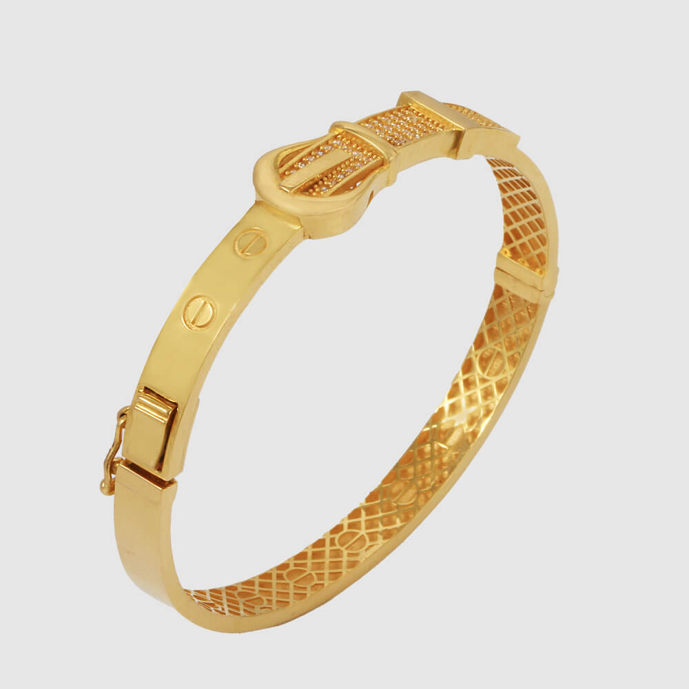 Buy New Style Light Weight Modern Men Gold Bracelet Design Guaranteed  Jewellery